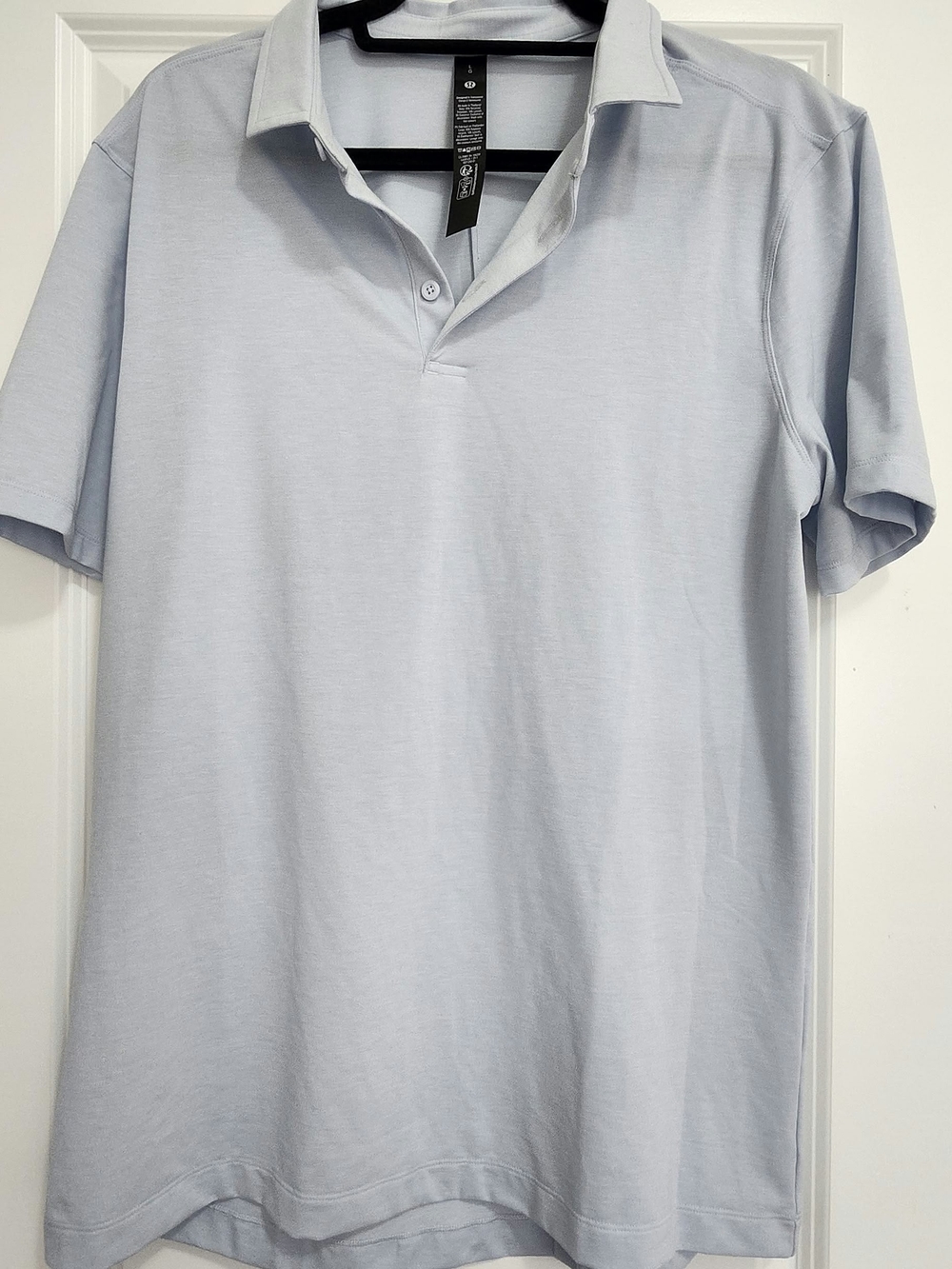 lululemon athletica Pale Blue Men's Polo